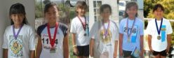 04/02/05: Junior Carlsbad 1-Mile - 1st Race; 05/07: Race for Literacy 1-Mile; 06/25/05: Bonita Road Runners 1K - 4th pl Overall - Won Adias Bag; 07/09: Guajome Lakes 1 Mile - 5th Overall; 10/02: An incredible 4th place, only after Nationally-Acclaimed Ledesma Triplets; 10/23: Although this was an international race, Rebecca was once again denied the podium by, none other than, the triplets.