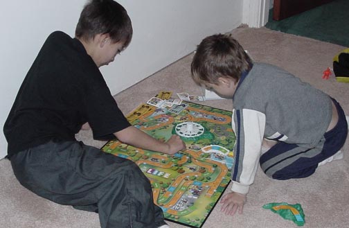 11/24/02 - The kids playing...