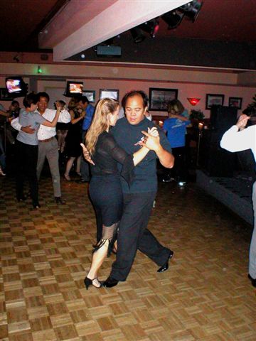 Observer took our pic at a milonga & sent to us