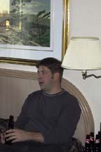 James on couch