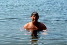 James in the Lake