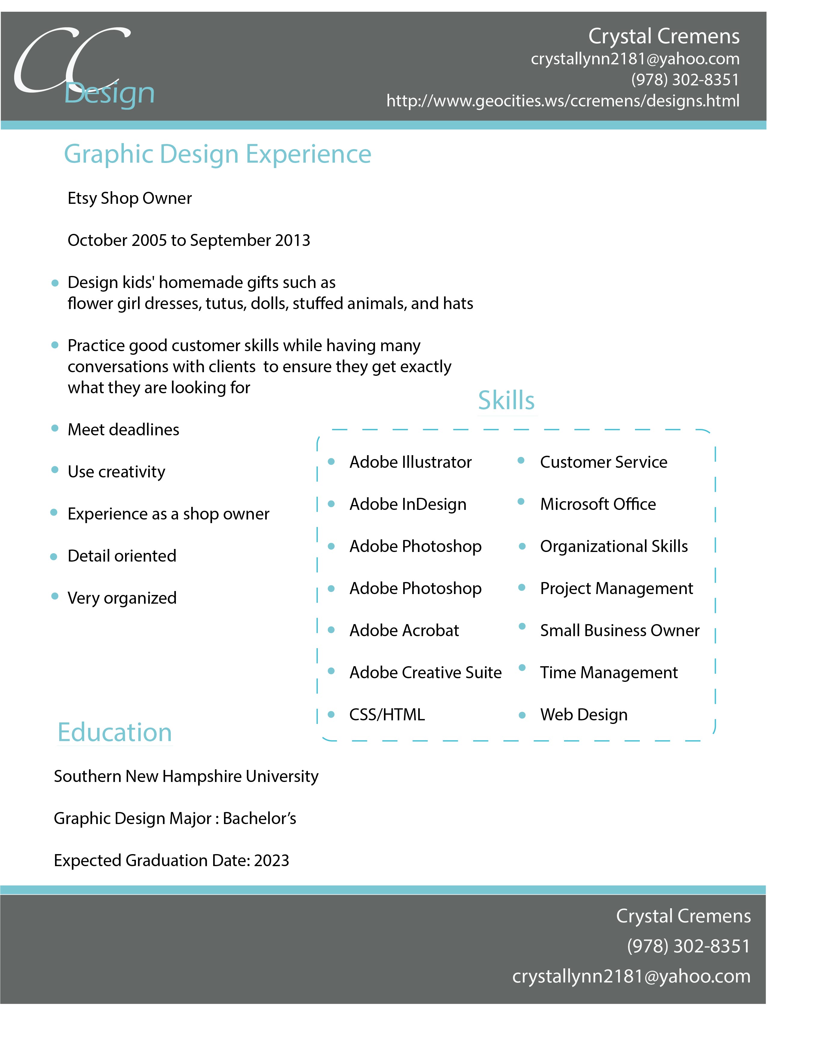 centered resume