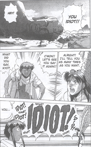 Kyo calling Dark an idiot