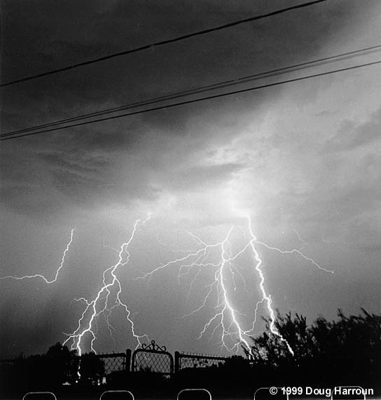 Black and white lightning, for that nice vintage touch.