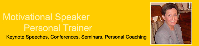 Motivational speaker, personal trainer, keynote speeches, conferences, seminars, personal coaching