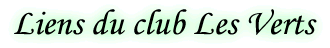 Liens du Club les Verts de Sherbrooke