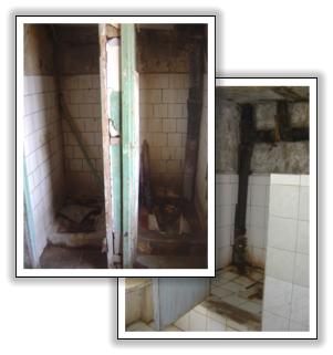 Toilets before refurbishment