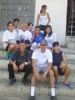 Painting crew at Gizildash