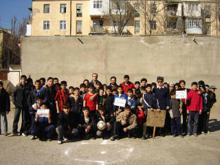Football at the Shelter for Street Children