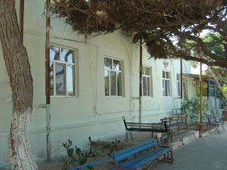 New windows in the dormitory at Shuvelan Sanatorium