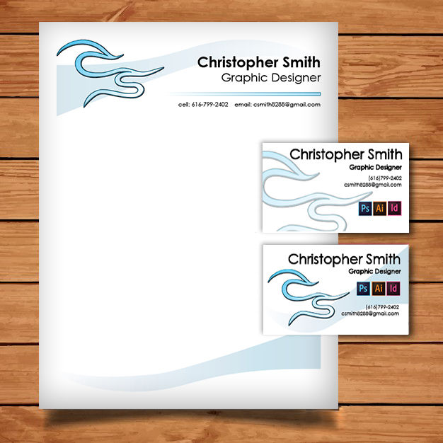 Letter head and Business Card