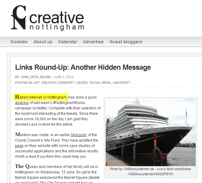 Blog Webpage