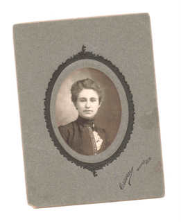 
sepia portrait taken by Craven of Wayne, Neb.
