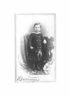 
Fred (standing) in Lord Fauntleroy suit, photo taken in Iowa
