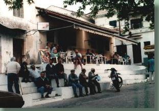 Liapades Village square