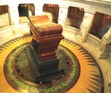 Tomb of Napoleon - for a very small man (under 5 feet) - it is a huge tomb.