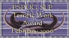 Award 1 for February