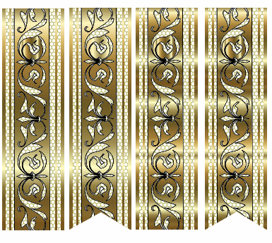 Elegant Gold Ribbons image