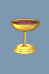 Image of a Golden Champayne Glass