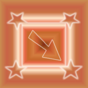 Design made from selection tool with feathering