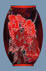 Image of a red vase