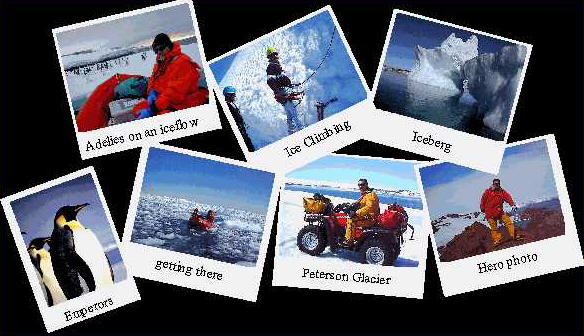 montage of my antarctic photos