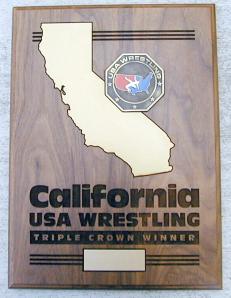 Triple Crown Championship Series Plaque