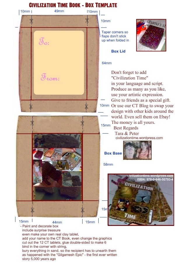 CT Book - Box Template - Make & Sell Your Own on Ebay!