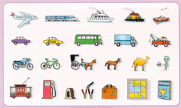 Wordless Travel Book - Sample Page #1