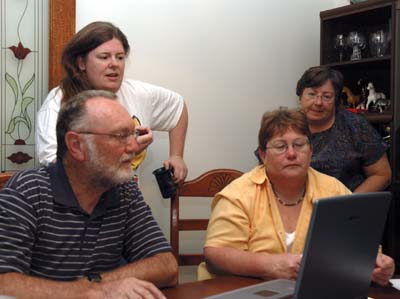 Group members share their knowledge