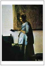 La dama de Azul, o Mujer Leyendo una Carta
