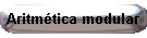Aritm�tica modular