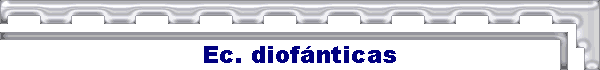Ec. diof�nticas