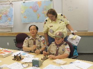 one activity at JOTA was learning Morse Code
