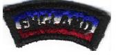 Represents the colors of the country where the camp is located, with the camp or country name in black.&nbsp; Worn by Scouts and Scouters who have attended camp.
