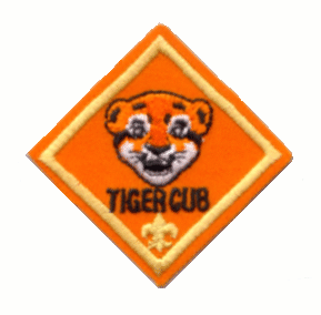 The Tiger patch is earned by first graders.