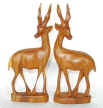 Standing Gazelle pair 8"