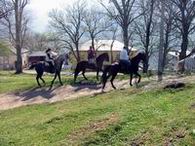 Horse riders in "la Veiga", Vallado