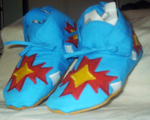 cloth moccasins