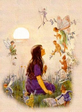 Girl and Fairies