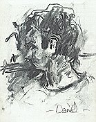 Drawing of Tracy Lea Landis by Daniel Soderlind 2006