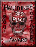 Hauntings 3rd Place Contest Award