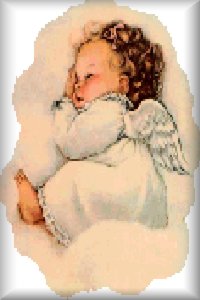 baby angel sleeping