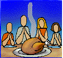 family giving thanks