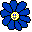 small blue flower