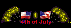 large sparkler flag
