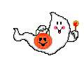ghost with lollipop