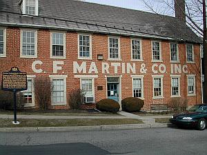 The original Martin Guitar factory building of 1833