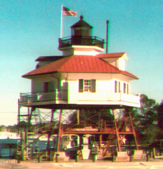 Thomas Point Shoals Lighthouse-Where Severn River meets Chsapeake Bay