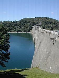 Some dam in WV.&nbsp; They actually let you walk out onto it.&nbsp; We got attacked by a grasshopper in the middle of it.